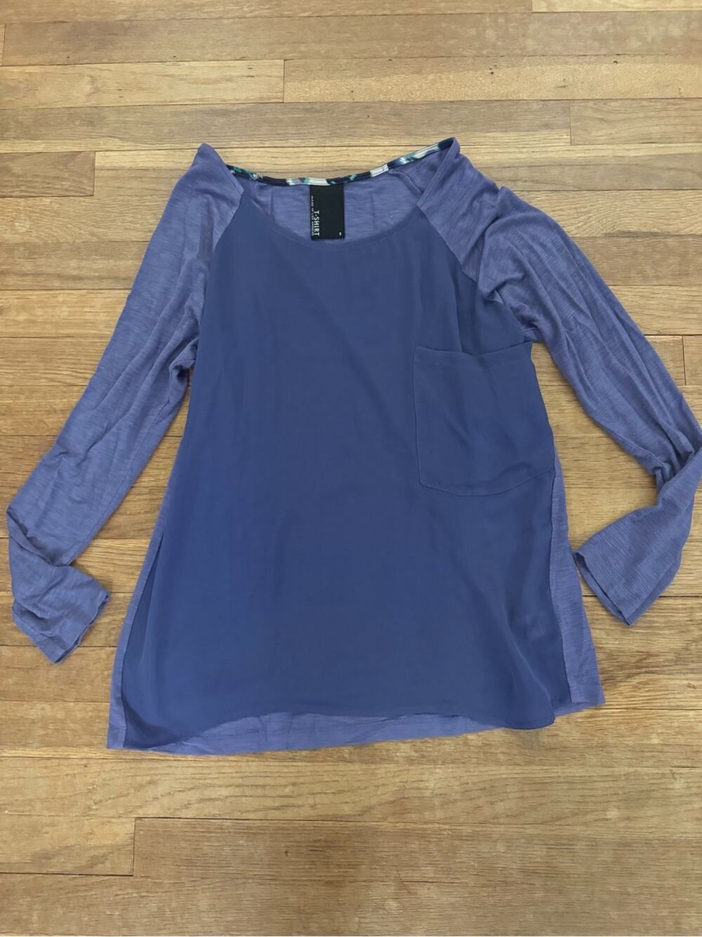 Dolan Women's Long Sleeve Mixed Media Top - Size S
b18